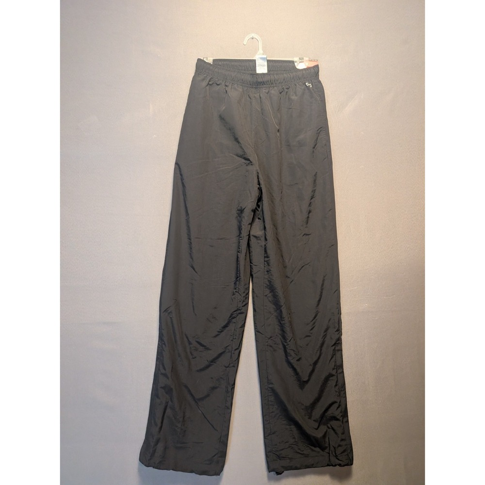 DSG Rain Pants Women's XS Black Mesh Lined Woven High Rise Waterproof Pull On